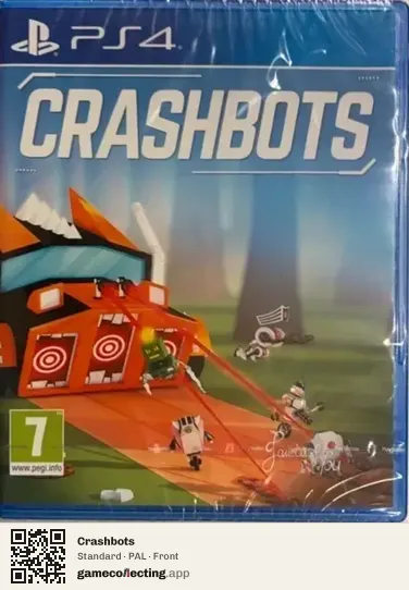 Crashbots PlayStation 4, PAL box front