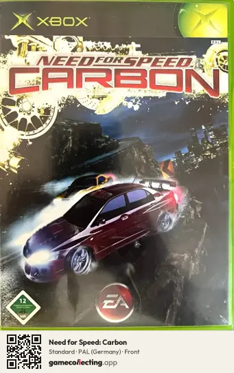 Need for Speed: Carbon Xbox, Germany box front