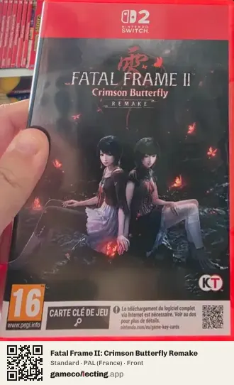 Fatal Frame II: Crimson Butterfly Remake Nintendo Switch 2, France box front