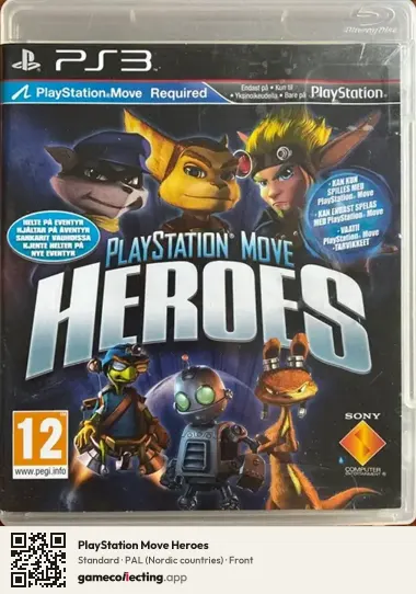 PlayStation Move Heroes PlayStation 3, Nordic countries box front