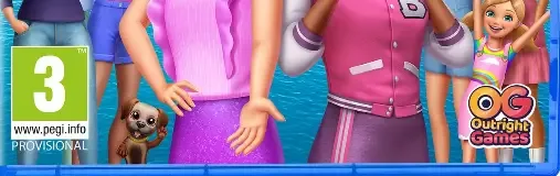 Barbie Project Friendship, the PEGI square on its front