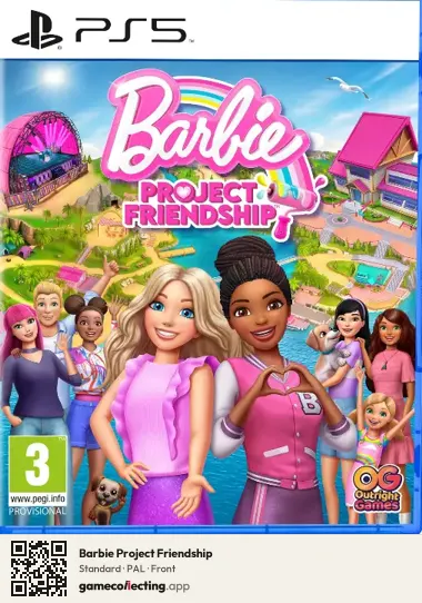 Barbie Project Friendship PlayStation 5, PAL box front