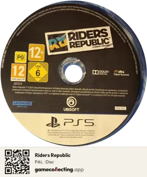 Riders Republic PlayStation 5, PAL disc