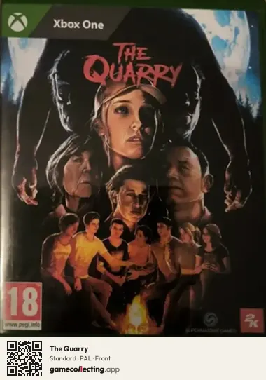 The Quarry Xbox One, PAL box front