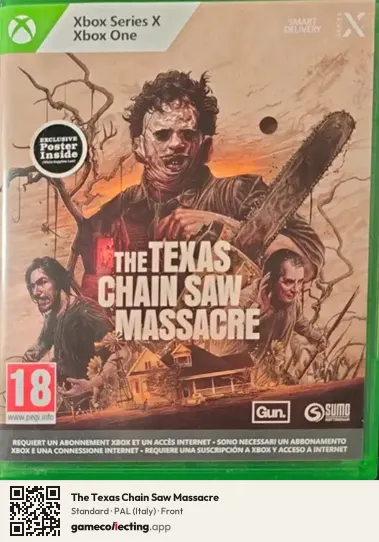 The Texas Chain Saw Massacre Xbox Series X, Italy box front