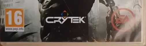 Crysis 3, the PEGI square on its front