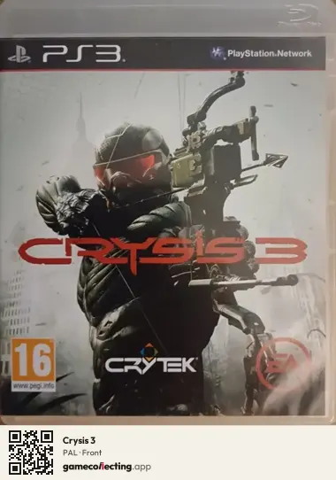 Crysis 3 PlayStation 3, PAL box front