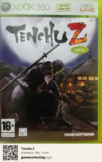 Tenchu Z Xbox 360, PAL box front