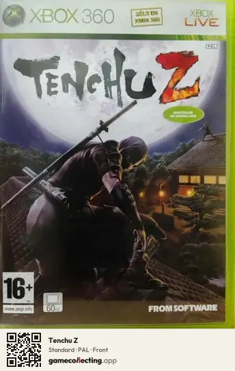 Tenchu Z Xbox 360, PAL box front