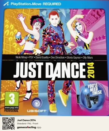 Just Dance 2014 PlayStation 3, PAL box front