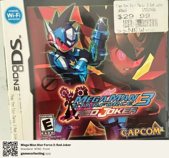 Mega Man Star Force 3: Red Joker Nintendo DS, NTSC box front