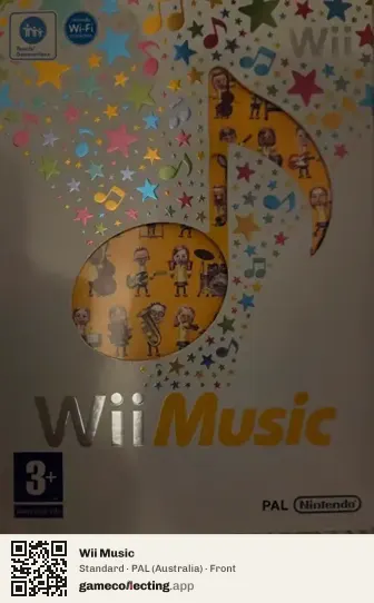 Wii Music Nintendo Wii, Australia box front