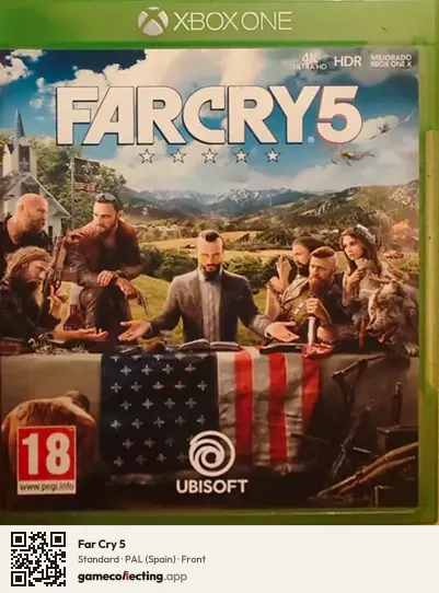 Far Cry 5 Xbox One, Spain box front