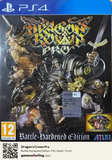 Dragon's Crown Pro PlayStation 4, Italy box front