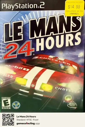 Le Mans 24 Hours PlayStation 2, NTSC box front