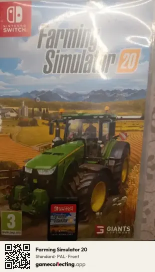 Farming Simulator 20 Nintendo Switch, PAL box front