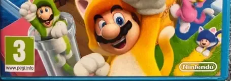 Super Mario 3D World, the USK square on its front