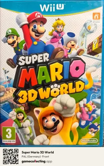 Super Mario 3D World Nintendo Wii U, Germany box front