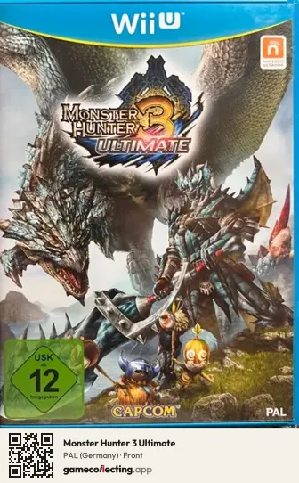 Monster Hunter 3 Ultimate Nintendo Wii U, Germany box front