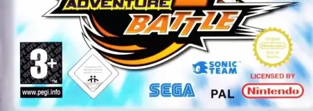Sonic Adventure 2: Battle, the PEGI square on its front