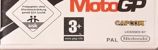 MotoGP, the USK square on its front
