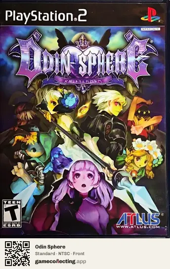 Odin Sphere PlayStation 2, NTSC box front