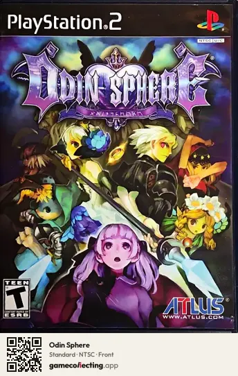 Odin Sphere PlayStation 2, NTSC box front