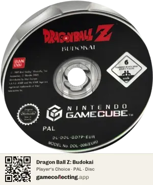 Dragon Ball Z: Budokai Nintendo GameCube, PAL disc