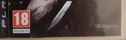 Rogue Warrior, the PEGI square on its front