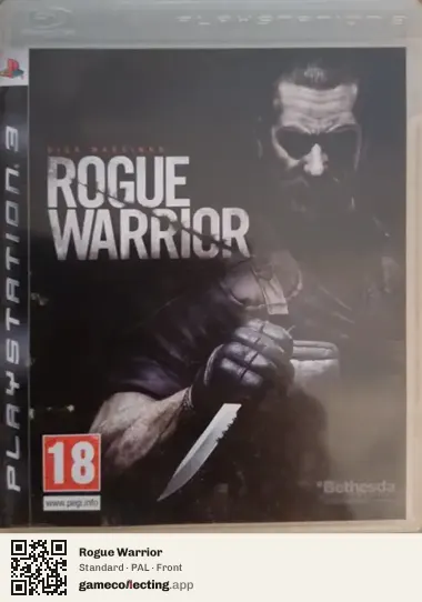 Rogue Warrior PlayStation 3, PAL box front