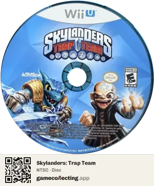 Skylanders: Trap Team Nintendo Wii U, NTSC disc