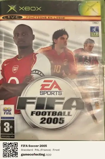 FIFA Soccer 2005 Xbox, France box front
