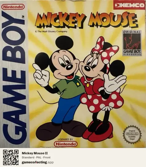 Mickey Mouse II Game Boy, PAL box front