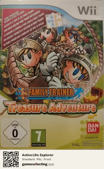 Active Life: Explorer Nintendo Wii, PAL box front