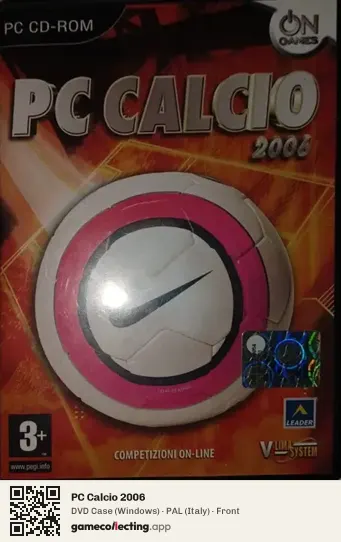 PC Calcio 2006 Computer, Italy box front