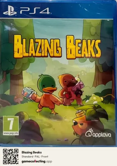 Blazing Beaks PlayStation 4, PAL box front