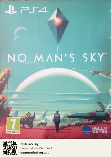 No Man's Sky PlayStation 4, PAL box front