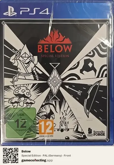 Below PlayStation 4, Germany box front