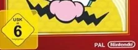 WarioWare: Smooth Moves, the USK square on its front