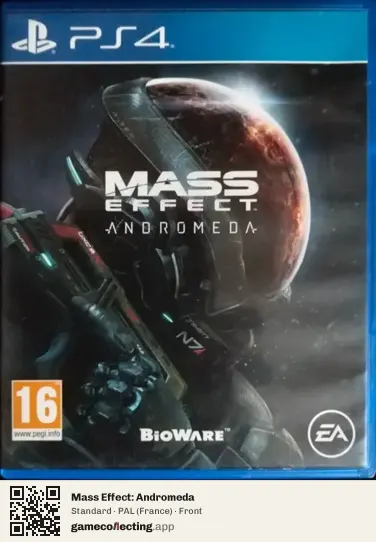 Mass Effect: Andromeda PlayStation 4, France box front