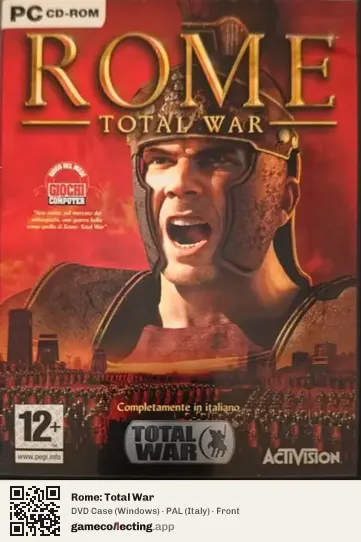 Rome: Total War Computer, Italy box front