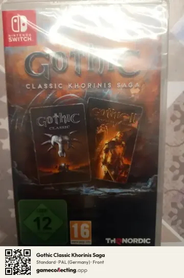 Gothic Classic Khorinis Saga Nintendo Switch, Germany box front