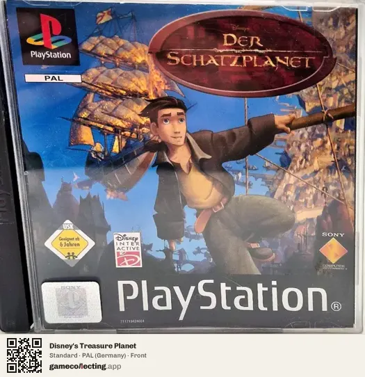Disney's Treasure Planet PlayStation, Germany box front