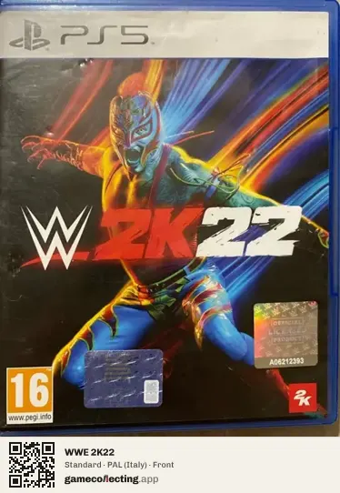 WWE 2K22 PlayStation 5, Italy box front