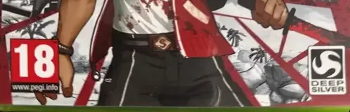 Escape Dead Island, the PEGI square on its front