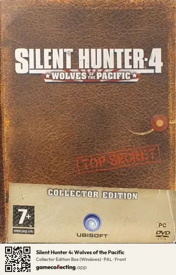 Silent Hunter 4: Wolves of the Pacific Computer, PAL box front