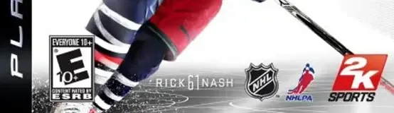 NHL 2K9, the ESRB box on its front