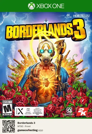 Borderlands 3 Xbox One, NTSC box front