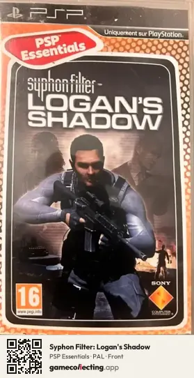 Syphon Filter: Logan's Shadow PlayStation Portable, PAL box front