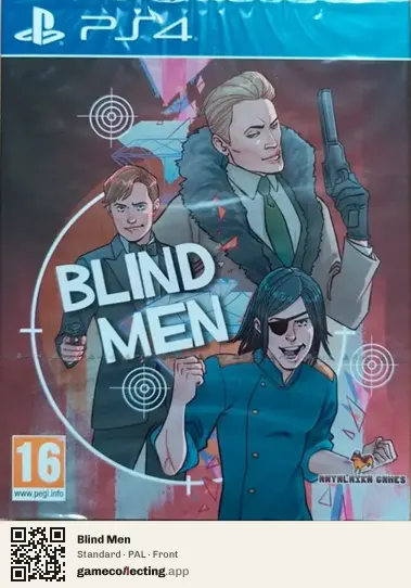 Blind Men PlayStation 4, PAL box front